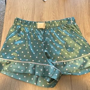 Victoria secret satin sleep shorts, size XS. Never worn